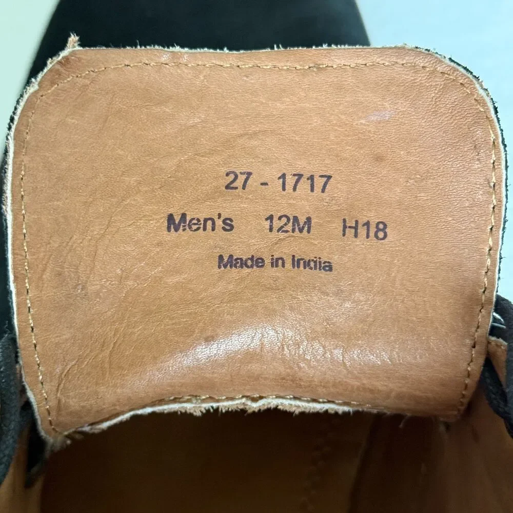 Johnston Murphy Black Suede Fullerton Chukka Boots Men's Shoes Size 12 M - Picture 11 of 15